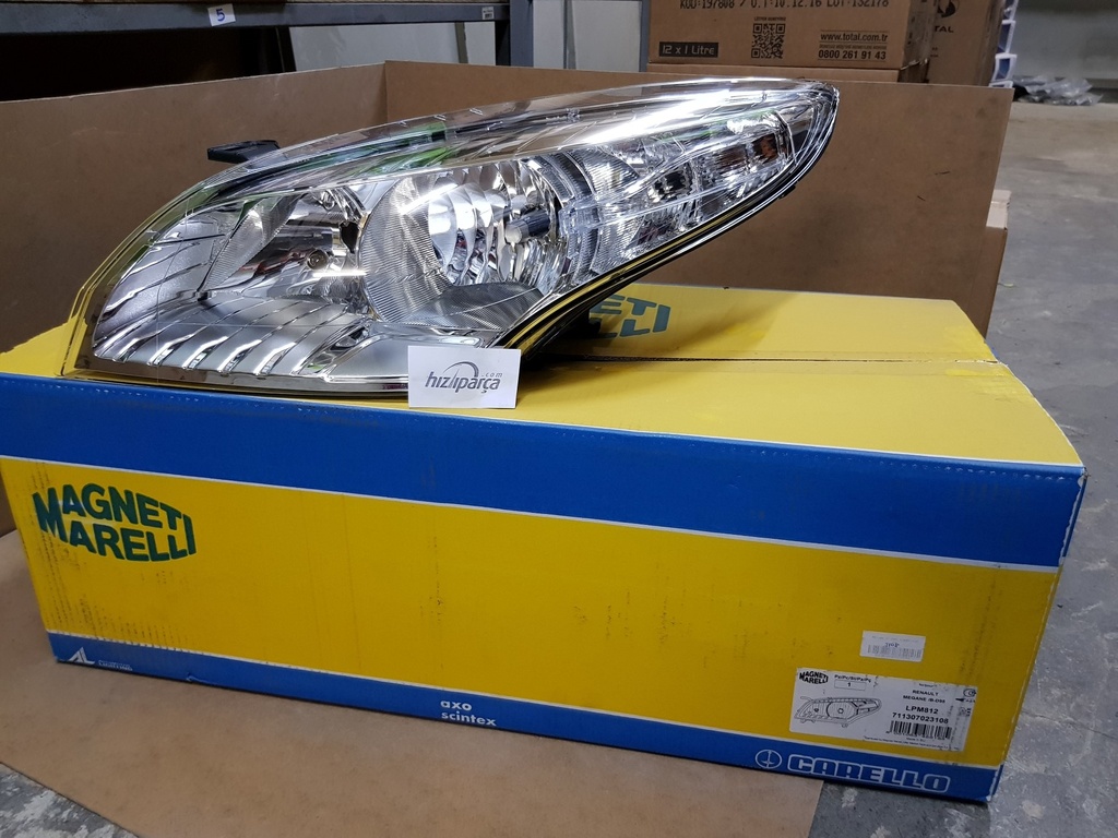 Megane 3 2008- Komple Far Sol 260607449R
