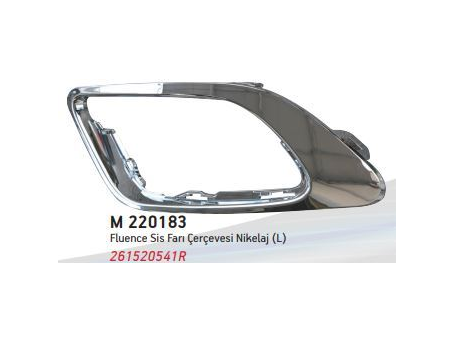 Fluence 2013- Sis Far Kapak Çerçevesi Sol Krom 261520541R