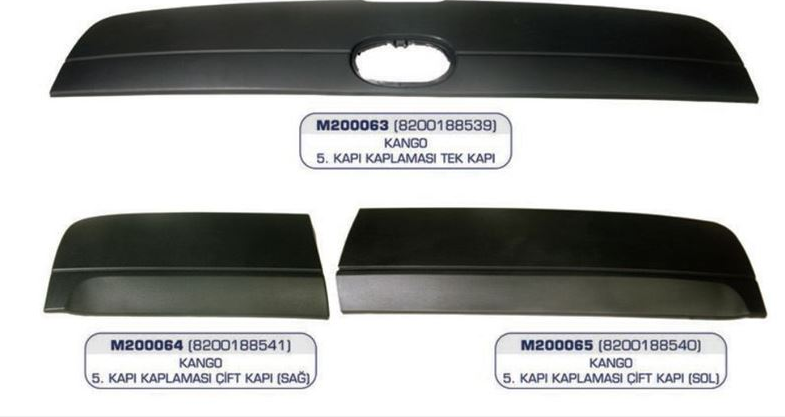 [MARAL 200063] Kango 98-08 Kapı Bandı Bagaj ( Tek Kapı) 8200188539