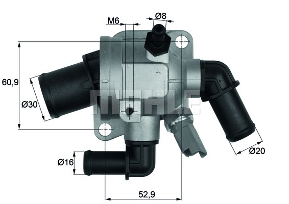 Albea Doblo Palio Punto 1.3 Multijet Termostat Muşurlu 55224021