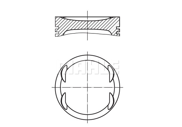 Caddy 04-11 Golf 04-11 Passat 09-15 Polo 05- BCB Piston Segman Std 036107065AH